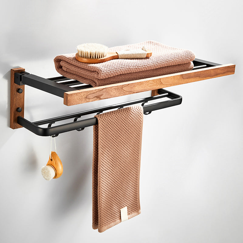 Lisslune | 7-piece toilet accessory set made of solid wood and metal