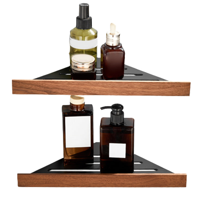 Lisslune | 7-piece toilet accessory set made of solid wood and metal