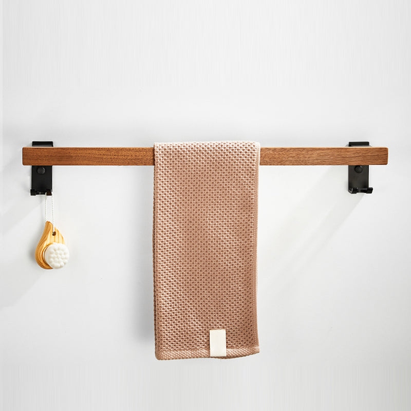 Lisslune | 7-piece toilet accessory set made of solid wood and metal