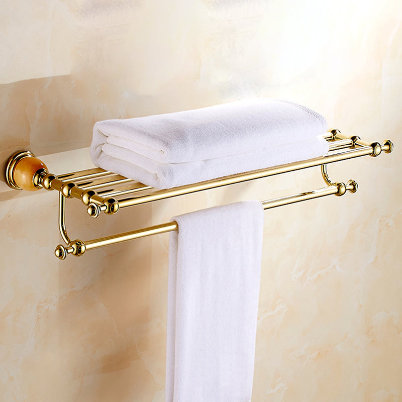 Lisslune | Polished Gold Bathroom Set Metal Bathroom Accessories Hardware Set