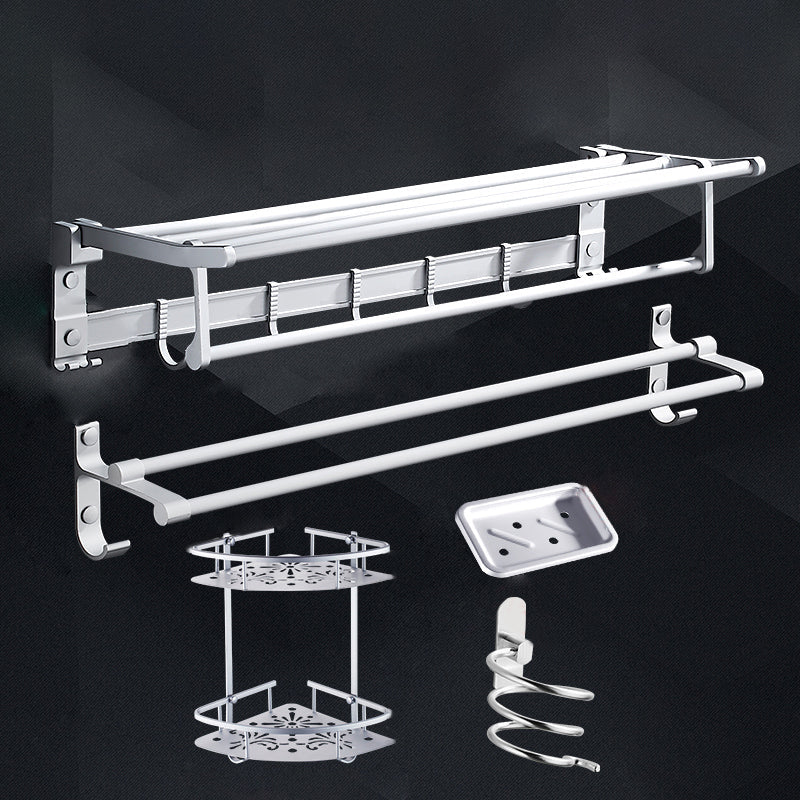 Lisslune | Contemporary Bathroom Accessory Hardware Set made of Metal with Soap Dish