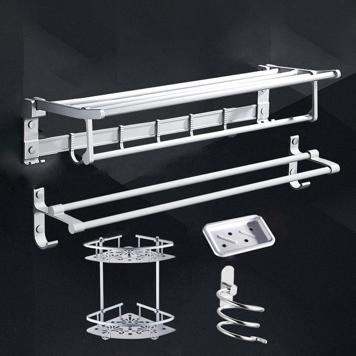 Lisslune | Contemporary Bathroom Accessory Hardware Set made of Metal with Soap Dish