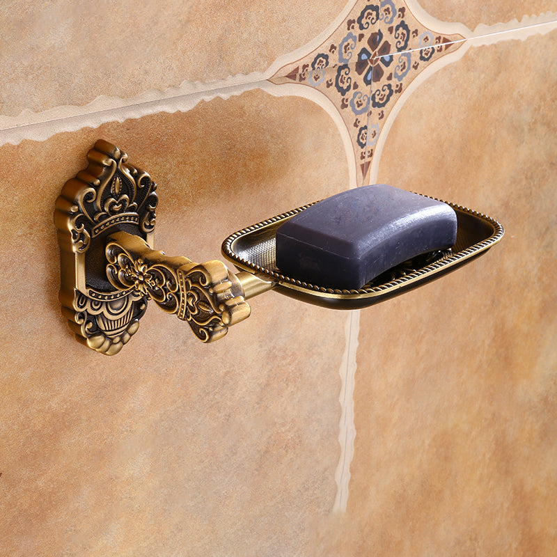Lisslune | Traditional Metal Bathroom Accessories Hardware Set with Soap Dish