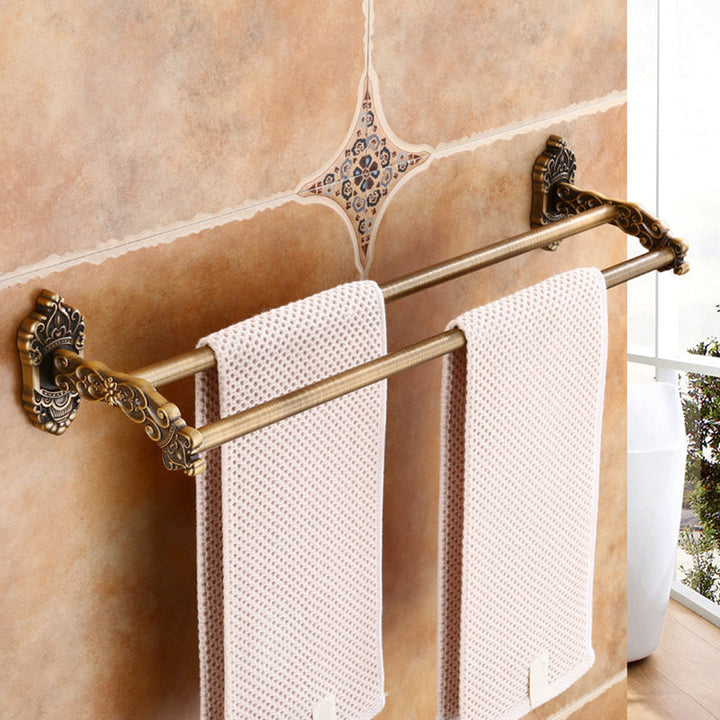 Lisslune | Traditional Metal Bathroom Accessories Hardware Set with Soap Dish