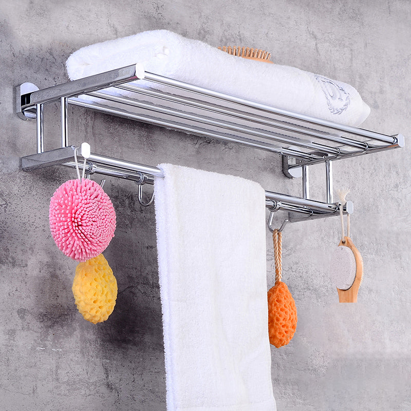 Lisslune | Contemporary Bathroom Accessories Hardware Set made of silver metal