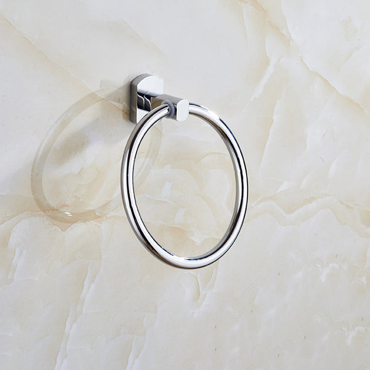 Lisslune | Contemporary Bathroom Accessories Hardware Set in Silver Metal