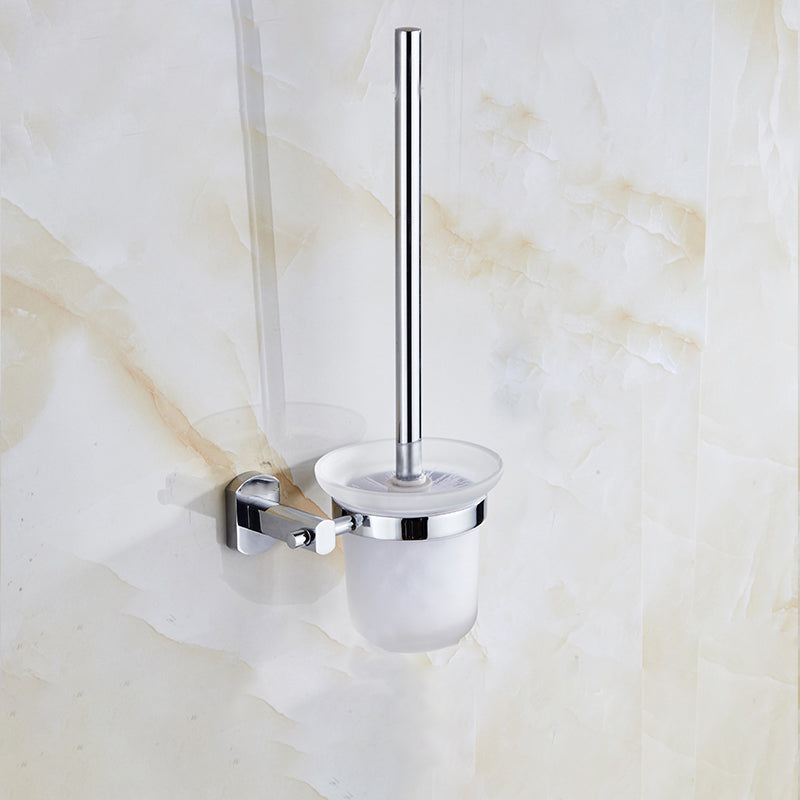 Lisslune | Contemporary Bathroom Accessories Hardware Set made of silver metal