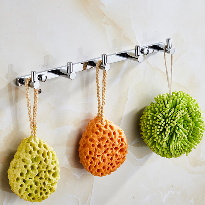 Lisslune | Contemporary Bathroom Accessories Hardware Set made of silver metal