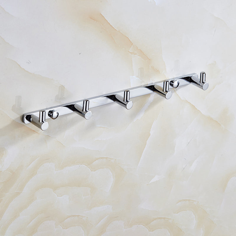 Lisslune | Contemporary Bathroom Accessories Hardware Set made of silver metal