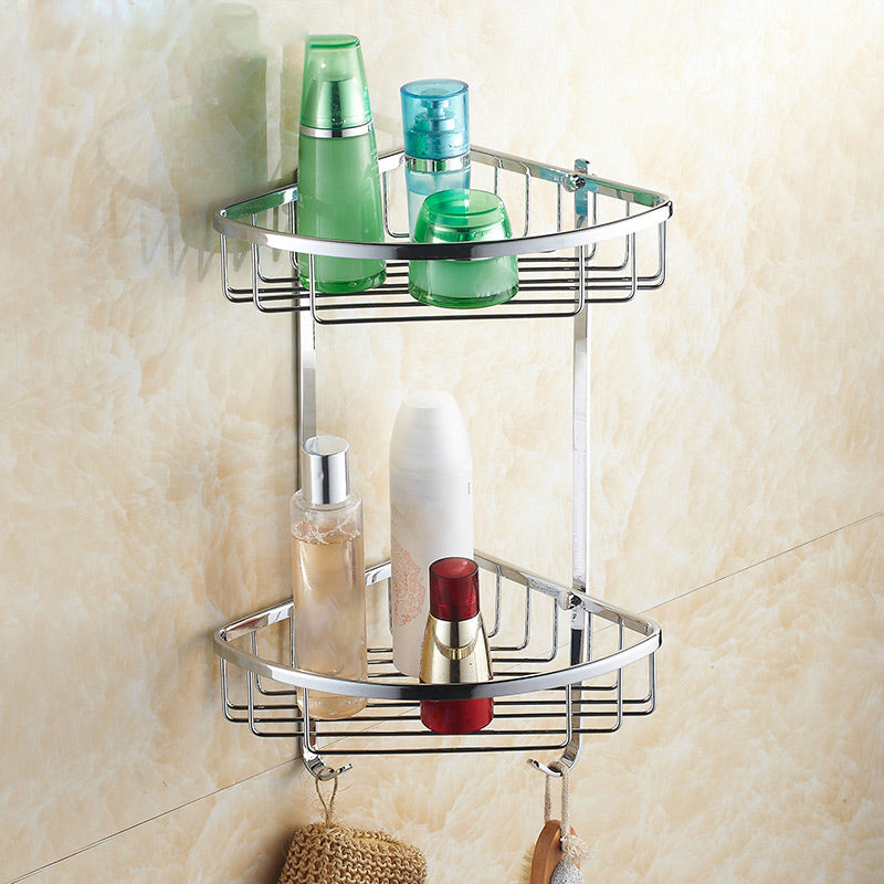 Lisslune | Contemporary Bathroom Accessories Hardware Set in Silver Metal