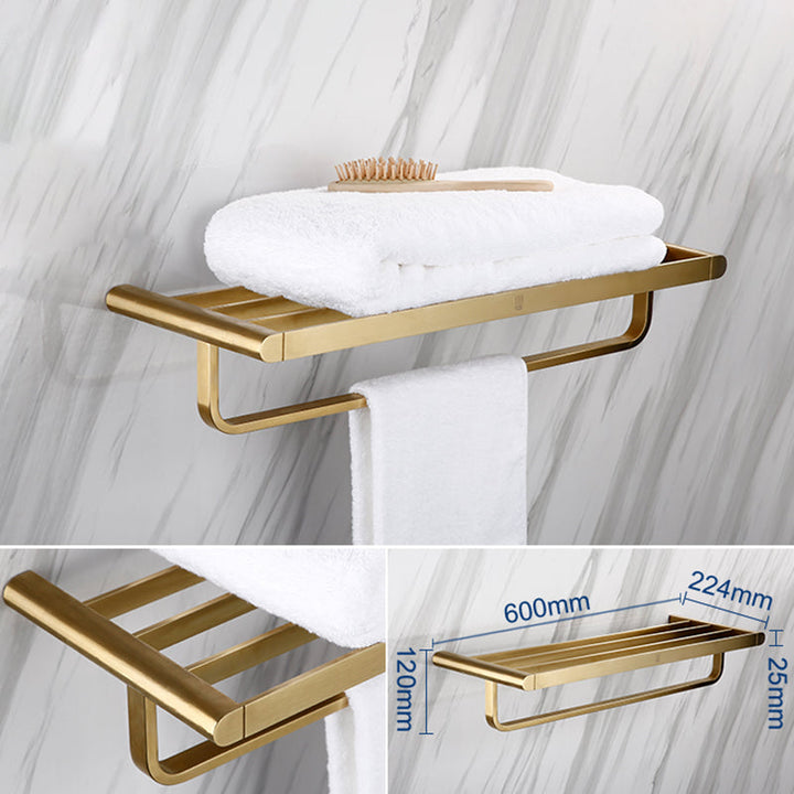 Lisslune | Traditional Style Brass Bathroom Accessories as Single Piece or in Set made of Metal