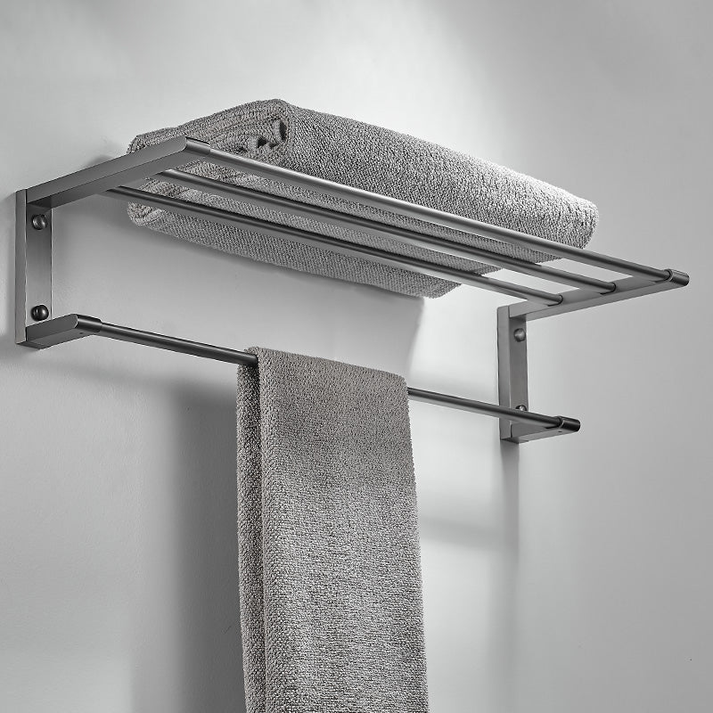 Lisslune | Matte Gray Bathroom Set Metal Bathroom Accessories Hardware Set