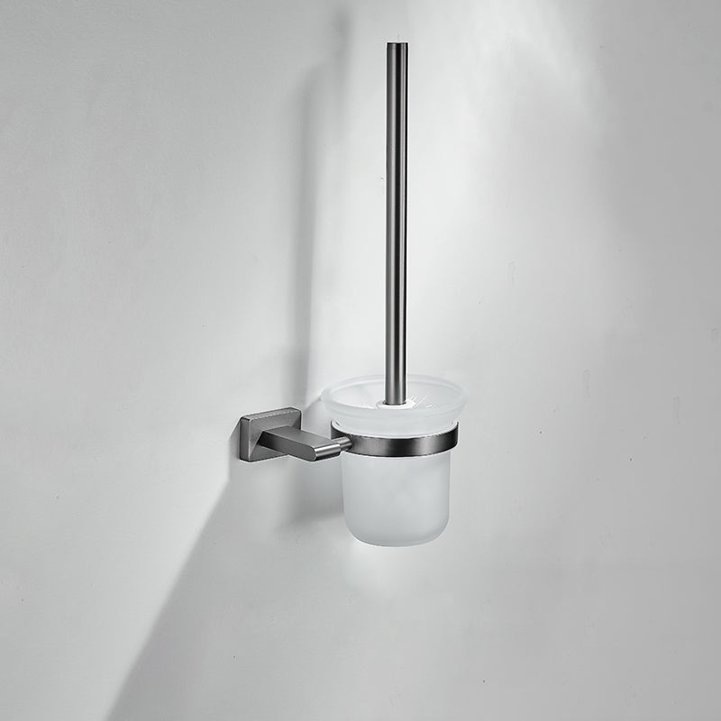 Lisslune | Matte Gray Bathroom Set Metal Bathroom Accessories Hardware Set
