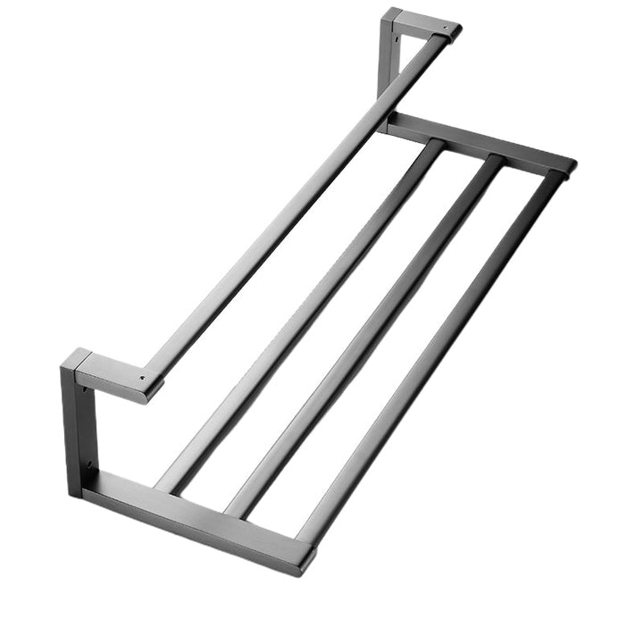 Lisslune | Matte Gray Bathroom Set Metal Bathroom Accessories Hardware Set