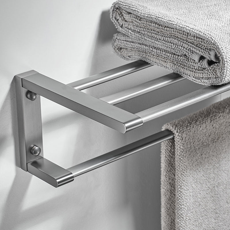 Lisslune | Matte Gray Bathroom Set Metal Bathroom Accessories Hardware Set