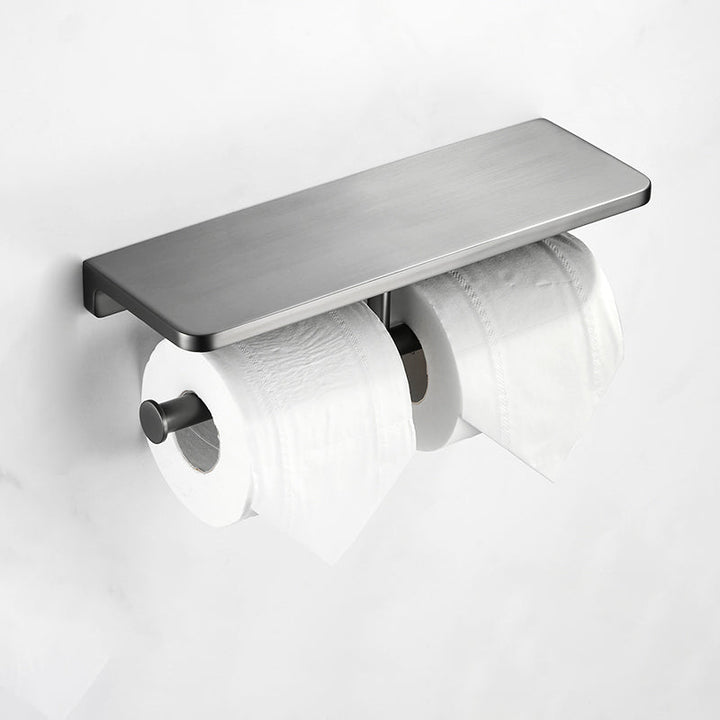 Lisslune | Matte Gray Bathroom Set Metal Bathroom Accessories Hardware Set