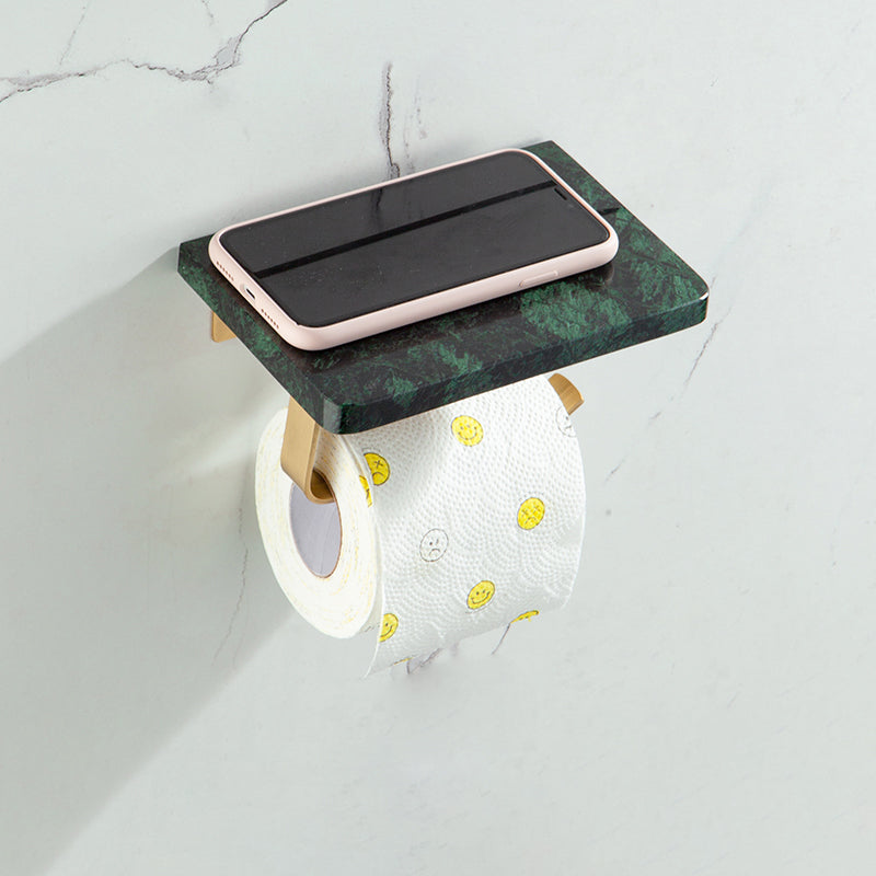 Lisslune | Brass Bathroom Accessory Set Marble Bathroom Accessory Set for Home