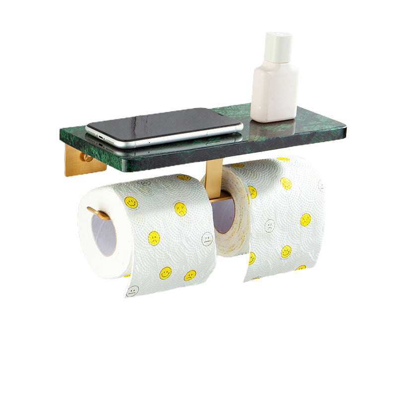 Lisslune | Brass Bathroom Accessory Set Marble Bathroom Accessory Set for Home