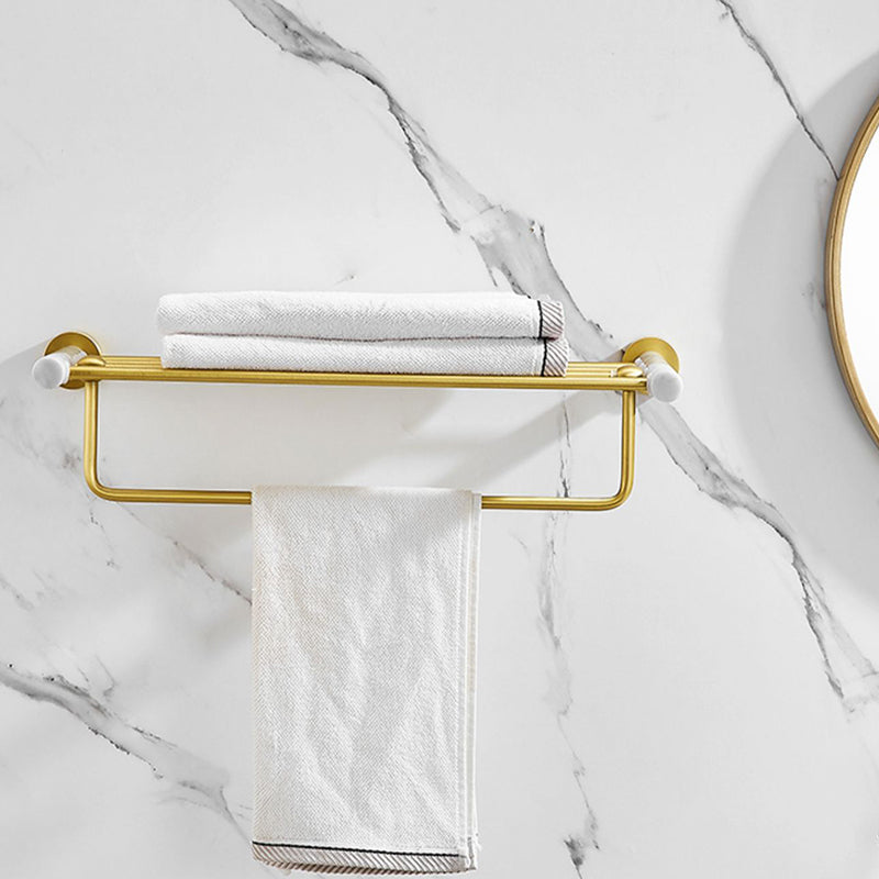 Lisslune | 7-piece bathroom accessory set marble and metal bathroom hardware