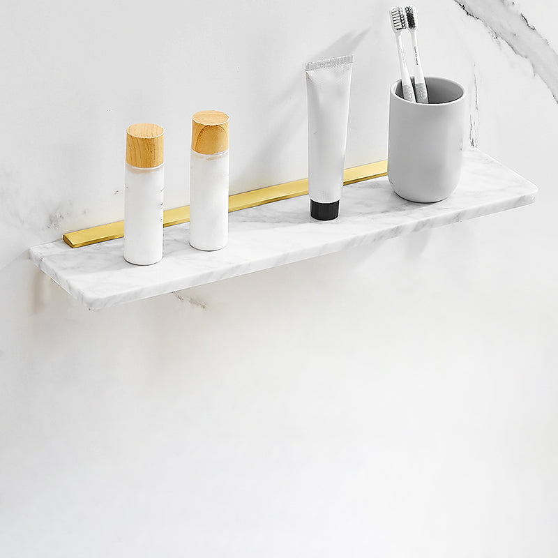 Lisslune | 7-piece bathroom accessory set marble and metal bathroom hardware