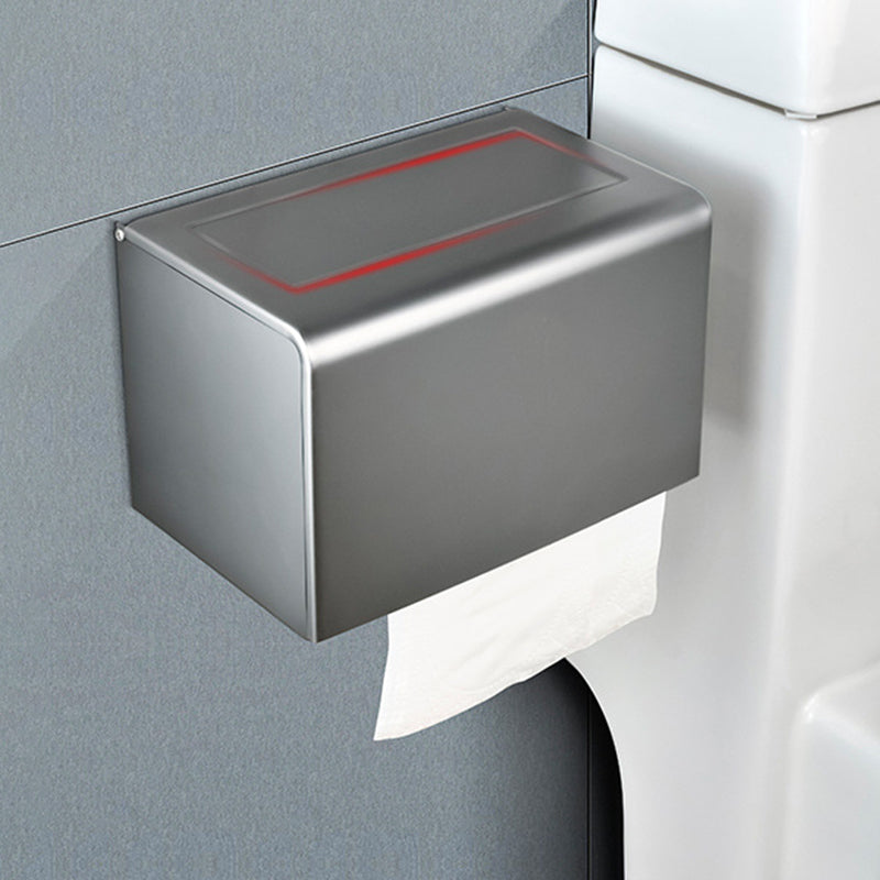 Lisslune | Contemporary Metal 5-piece Bathroom Accessories Set with Bath Shelf