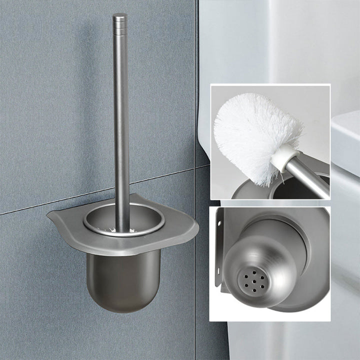 Lisslune | Contemporary Metal 5-piece Bathroom Accessories Set with Bath Shelf