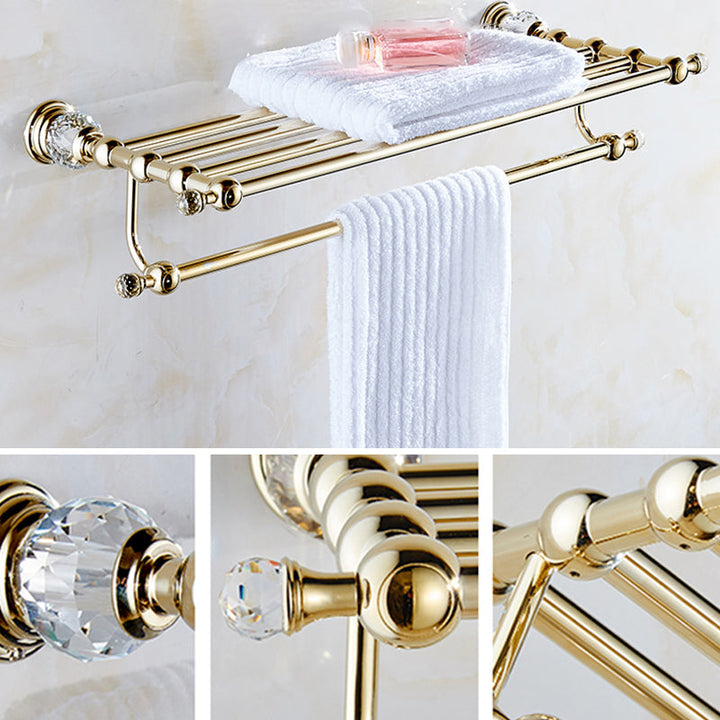 Lisslune | Traditional Brass Bathroom Accessories Single Item or Set