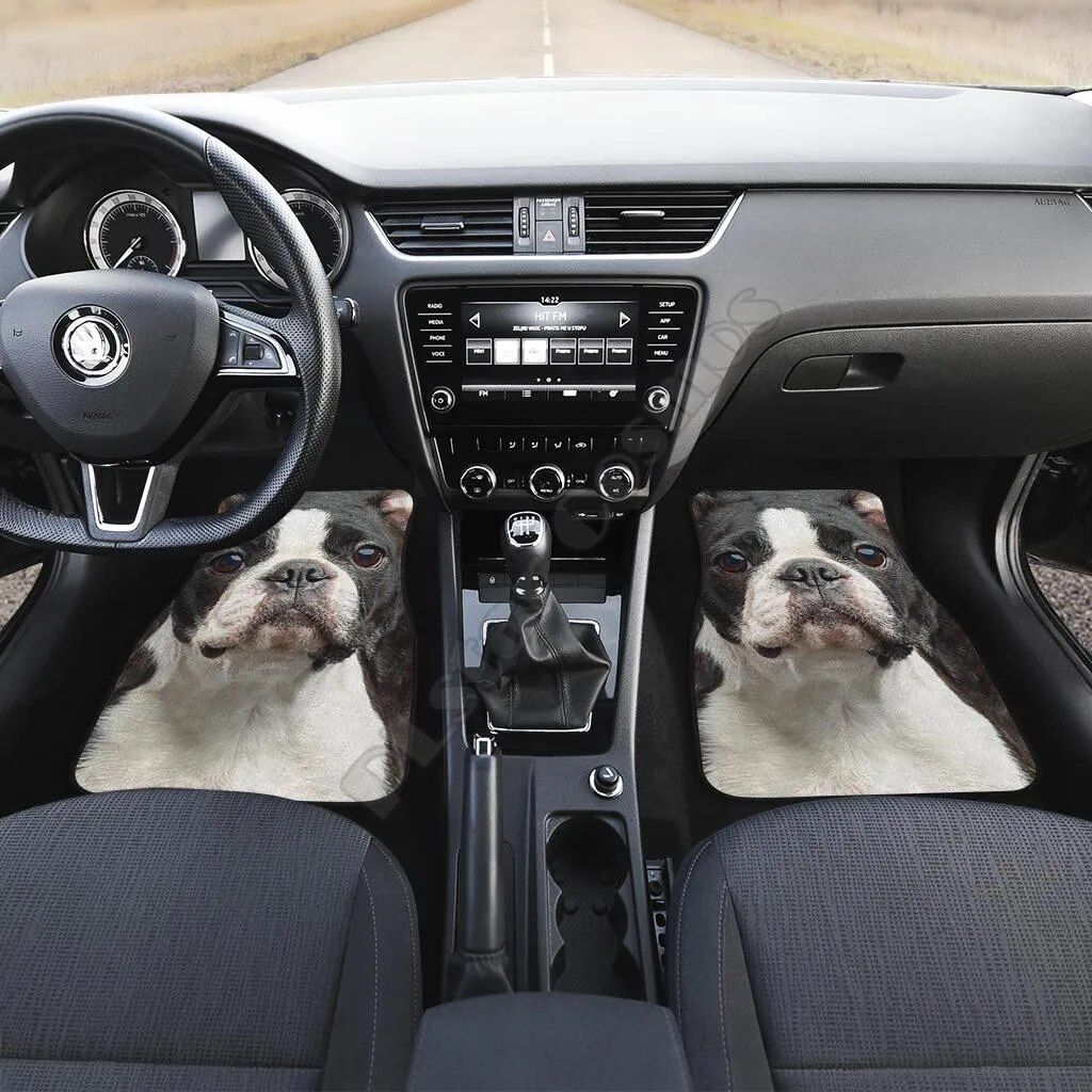 Lisslune | Funny Boston Terrier 3D Car Mat