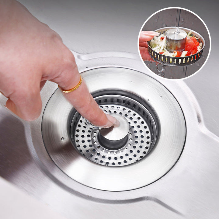 Lisslune | Upgrade 3-in-1 Kitchen Sink Drain Strainer