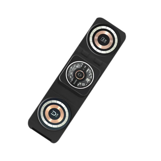 Lisslune | Magnetic foldable wireless charger, compact charging, anytime, anywhere!
