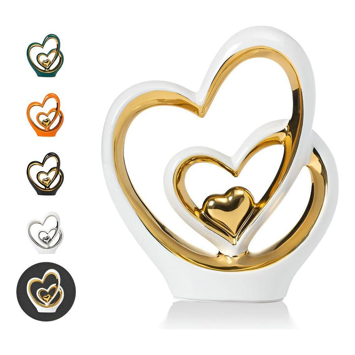 Lisslune | Elegant - Twin Hearts Timeless Decoration