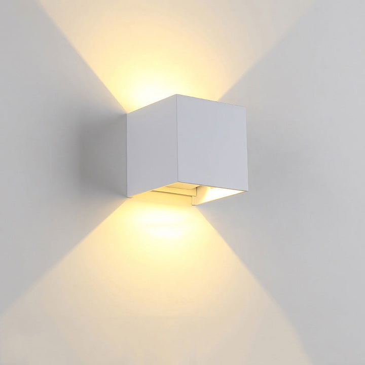 Lisslune | LED Outdoor Up Down Wall Light | Waterproof Metal Fixture for Patio. Garden & Entryway Illumination