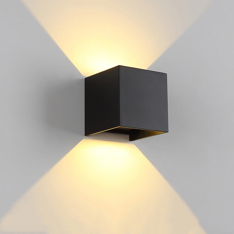 Lisslune | LED Outdoor Up Down Wall Light | Waterproof Metal Fixture for Patio. Garden & Entryway Illumination