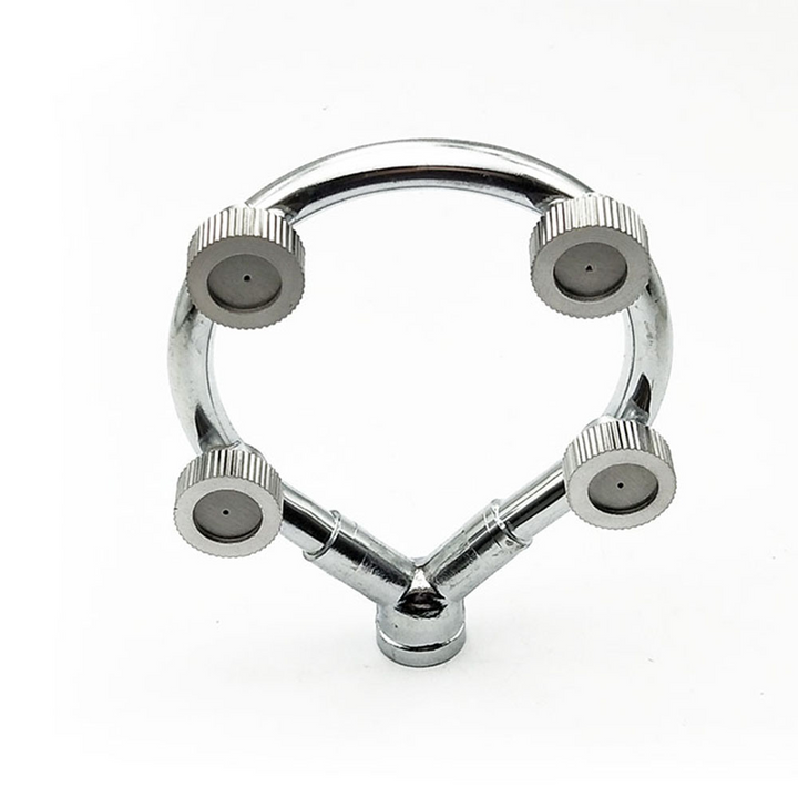 Lisslune | High pressure stainless steel ring multi nozzle – Efficient spray attachment for garden irrigation