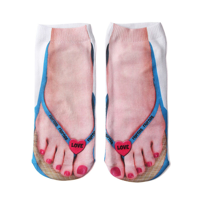 Lisslune | Manicure Print Socks
