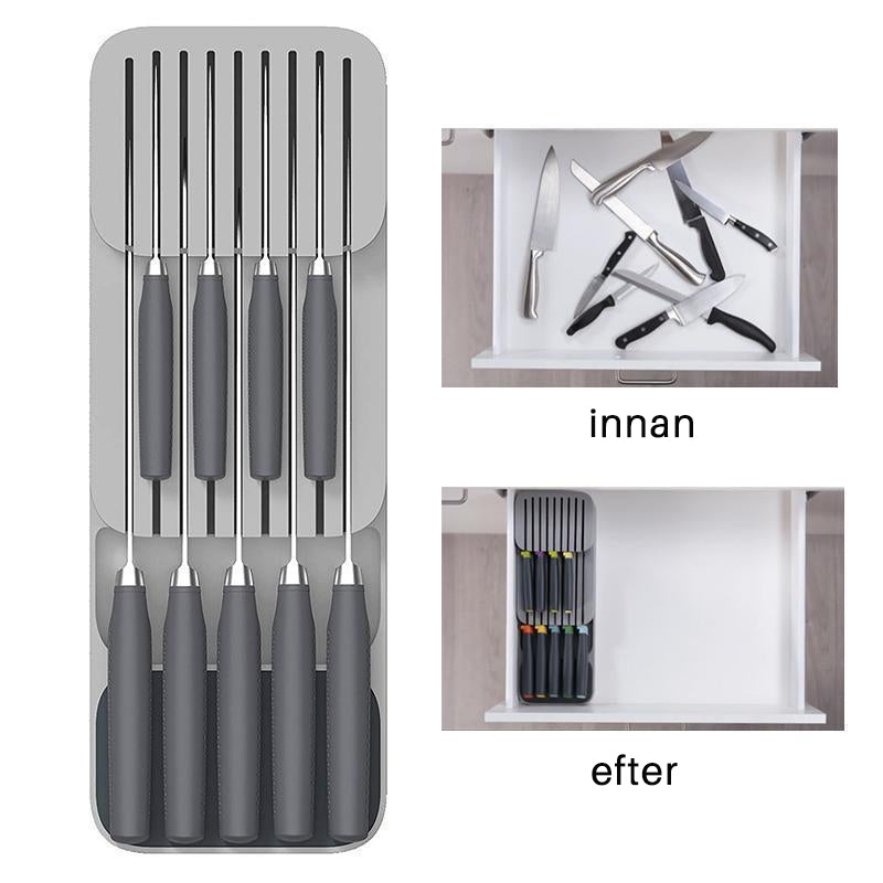 Lisslune | Kitchen storage tray for knives