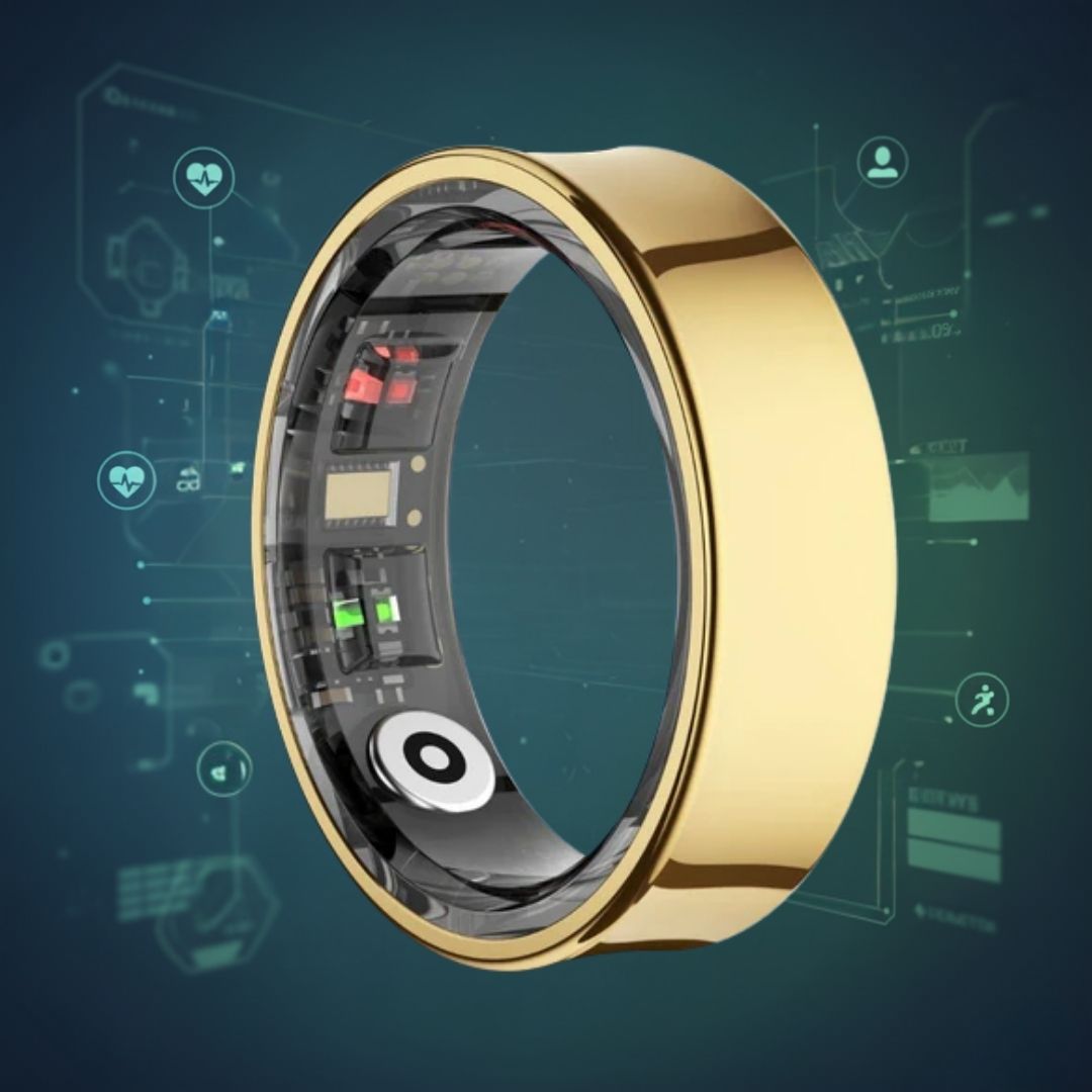 Lisslune | Smart Ring Sleep & Wellness Tracker - Waterproof Fitness Tracker Ring for Active Lifestyles - Health Monitoring Device