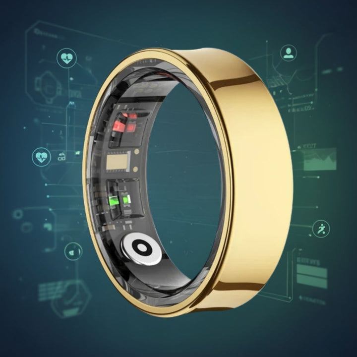 Lisslune | Smart Ring Sleep & Wellness Tracker - Waterproof Fitness Tracker Ring for Active Lifestyles - Health Monitoring Device