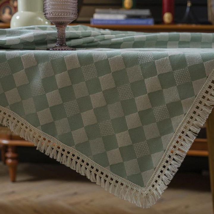 Lisslune | Heritage Checkered Tablecloth