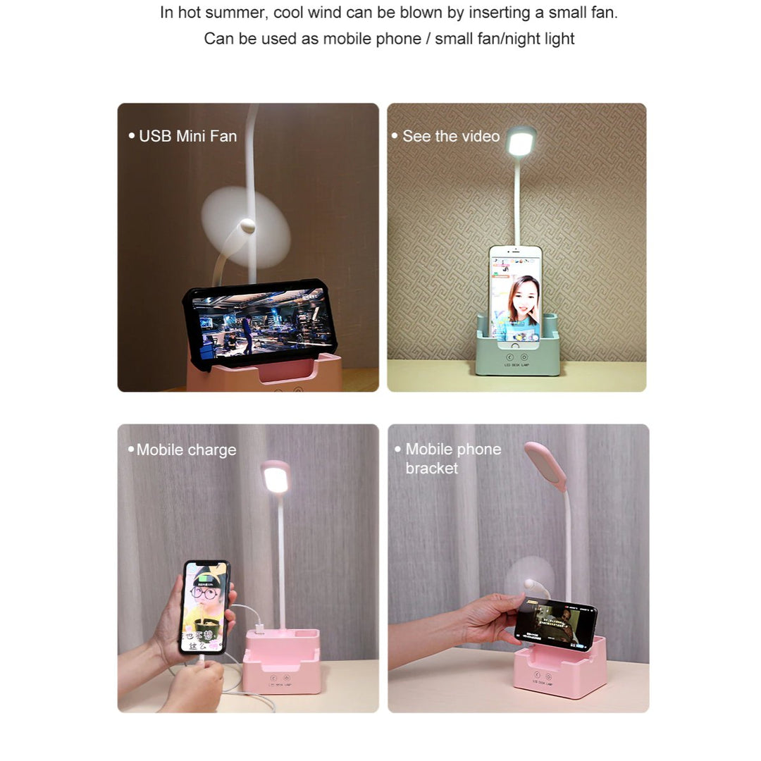 Lisslune | Desk lamp with phone holder