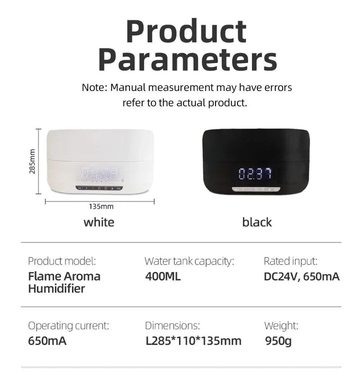 Lisslune | 3in1 Mist Tune Air Humidifier Bluetooth Speaker