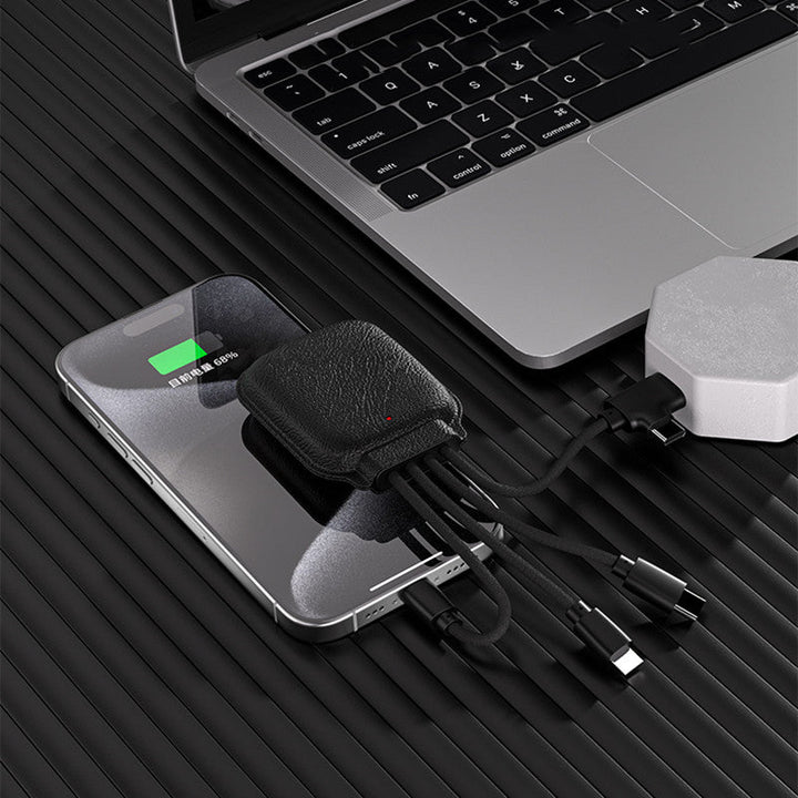 Lisslune | 3000mAh Bidirectional Fast Charging 3-in-1 Octopus Power Bank