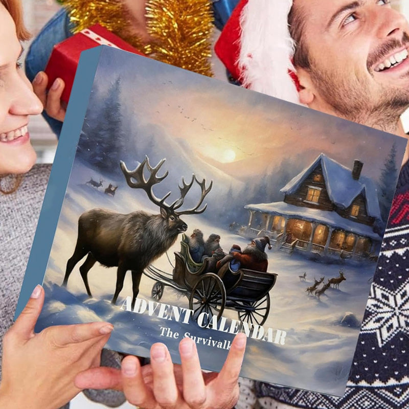 Lisslune | Survival Tools Advent Calendar for Adults Teens 24 Days Christmas Countdown