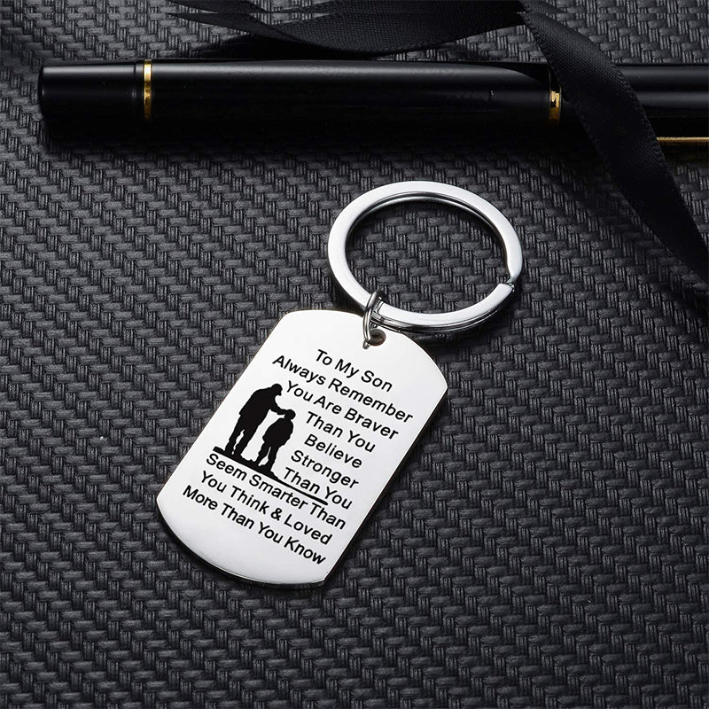 Lisslune | Mother's Day Engraving Metal Keychain with Box