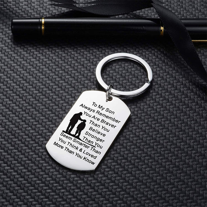 Lisslune | Mother's Day Engraving Metal Keychain with Box