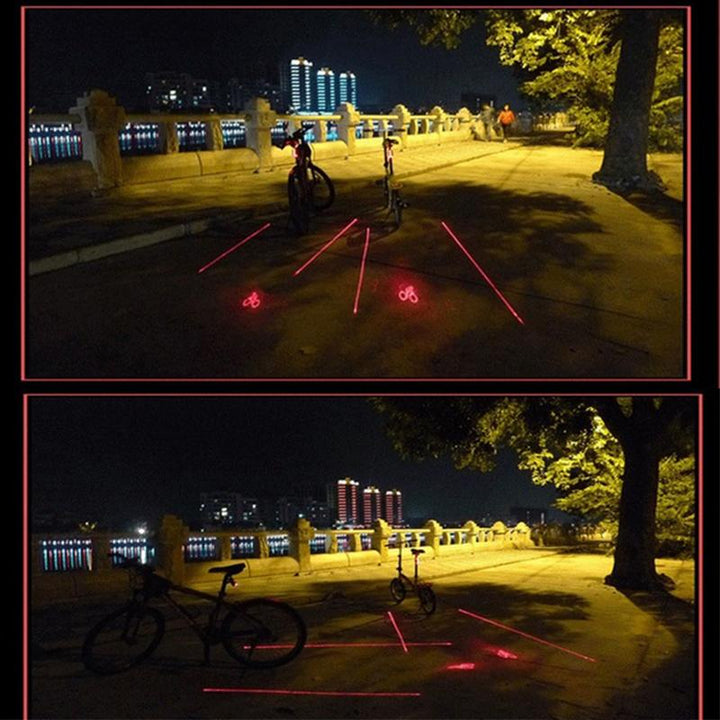 Lisslune | Bicycle Laser Projection Taillight