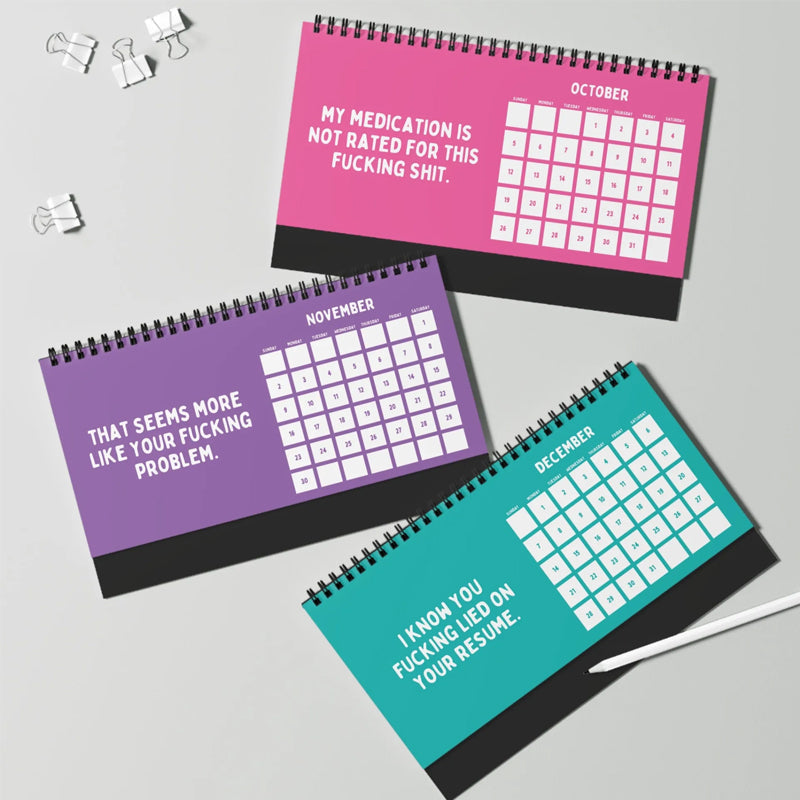 Lisslune | Funny 2025 sarcastic calendar