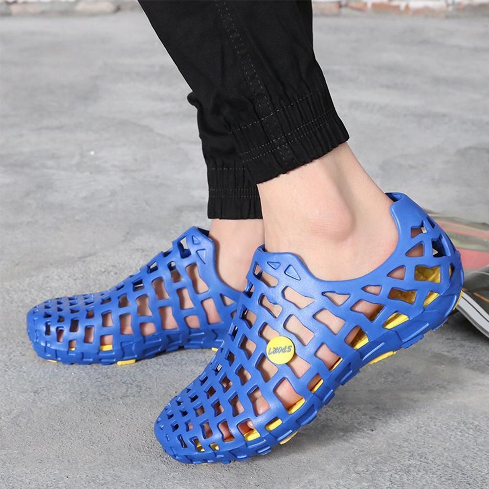Lisslune | Breathable Hollow Design Solid Flat