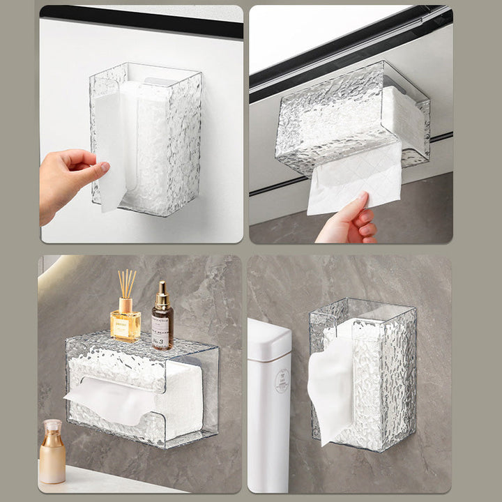 Lisslune | Multifunctional tissue box with glacier pattern
