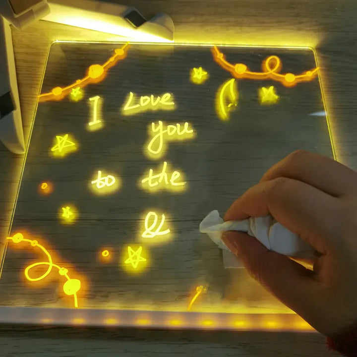 Lisslune | Glowing LED Drawing Board for Kids Creativity